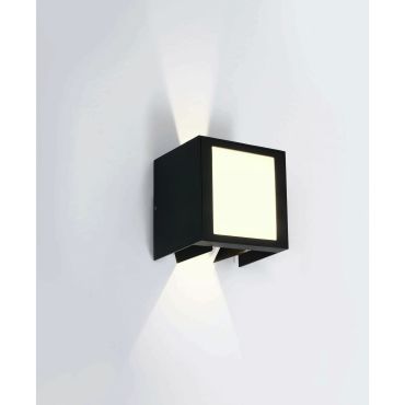 ONE Light Wall Adjustable Beams - applique murale extérieure - 14 x 12,5 x 14,5 cm - 11W LED inclus - IP54 - anthracite