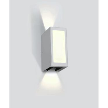 ONE Light Wall Adjustable Beams - applique murale extérieure - 8 x 13,5 x 17 cm - 9W LED inclus - IP54 - blanc