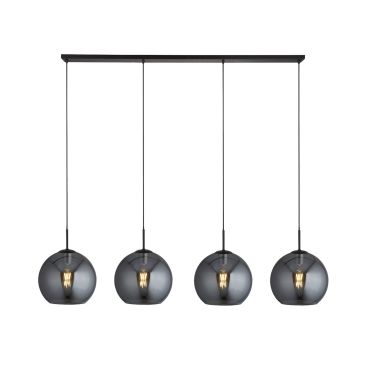 Searchlight Amsterdam - lampe suspendue - 175 x 30 x 240 cm - noir
