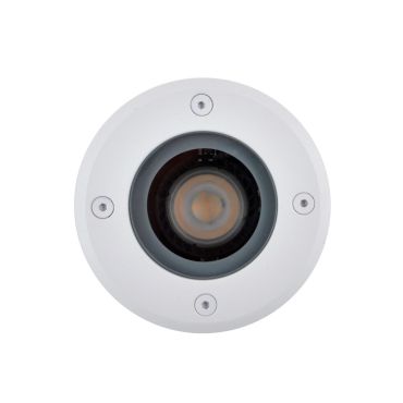 Roi Du Luminaire Hades - spot au sol rond pour l'extérieur - Ø 110 mm, Ø100 mm à encastrer - IP67 - blanc
