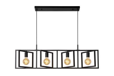 Roi Du Luminaire Apollo - lampe suspendue - 112 x 7 x 165 cm - noir