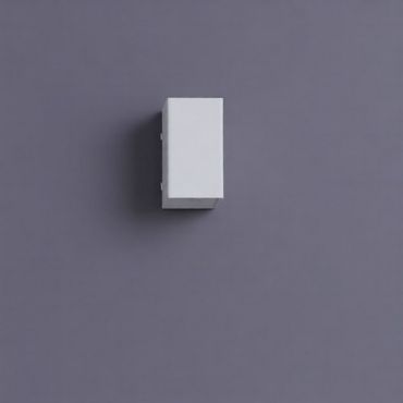 Nova Luce Elio - applique murale extérieure - 7 x 13 x 6,2 cm -  6W LED inclus - IP65 - blanc sablé