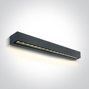 ONE Light Linear Outdoor Series Simple Sided - applique murale - 50 x 7,6 x 6,6 cm - 13W LED inclus - IP65 - anthracite