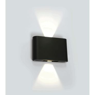 ONE Light Outdoor Slim Range - applique murale extérieure - 18 x 4,2 x 11,5 cm - 2 x 6W LED inclus - IP54 - anthracite
