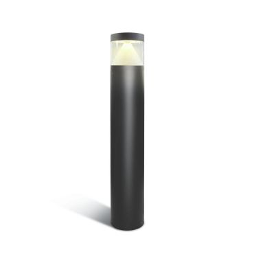 ONE Light LED Bollards Range - lampe de jardin - Ø 16 x 100 cm - 20W LED inclus - IP65 - anthracite - couleur de lumière blanche