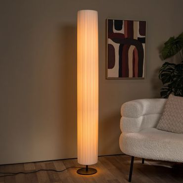 Lucide Fold - lampadaire - Ø 20 x 160 cm - blanc
