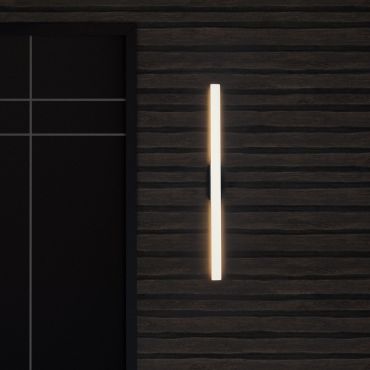 Nova Luce Aneth - applique murale extérieure - 5,3 x 104 x 9 cm - 20W LED inclus - IP65 - blanc sablé