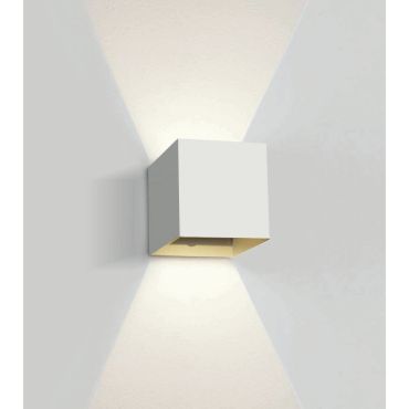 ONE Light Outdoor Wall Dark Lights - applique murale extérieure - 11,1 x 9,5 x 11 cm - 2 x 3W LED inclus - IP54 - noir