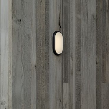 Nordlux Cuba Outdoor Energy Oval - applique et plafonnier - 20,5 x 10 x 4,3 cm - 6,5W LED inclus. - IP54 -  noir