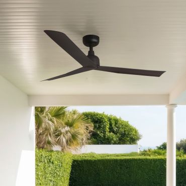 Faro Marine M - ventilateur de plafond pour extérieur - Ø 125 cm - IP44 - marron foncé