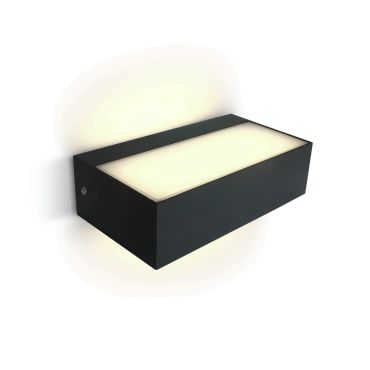 ONE Light Outdoor Wall Up &amp; Down Lights - applique murale extérieure - 17 x 8 x 4,6 cm - 7W LED inclus - IP65 - anthracite