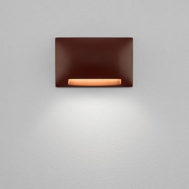 Nova Luce Sub - applique murale extérieure - 13,5 x 8,5 x 3,5 cm - 5W LED inclus - IP65 - corten