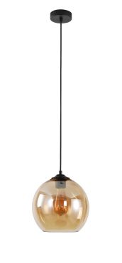 Artdelight Marino - lampe suspendue - Ø 25 x 176 cm - ambre