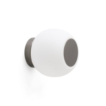 Faro Moy - plafonnier/mural - Ø 14 x 13 cm - IP44 - opale