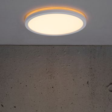 Nordlux Oja - plafonnier - Ø 24,4 x 2,3 cm - 15W LED inclus - blanc