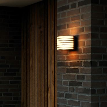 Nordlux Fluctus 13 - lampe murale extérieure - 13 x 12 x 14,7 cm - IP44 - noir