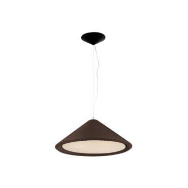 Faro Saigon-in - lampe suspendue - Ø 70 x 27,5 cm - brun