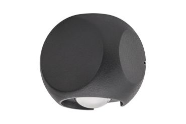 Integral LED Havana – applique murale extérieure – 7 x 5,05 x 8,16 cm – 6W LED inclus – IP54 – anthracite