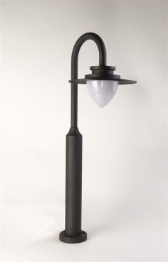 Searchlight Texas - jardinière - 34 x 80 cm - LED 9 W incluse - IP54 - noir