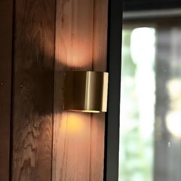 Nordlux Canto 2 - applique murale extérieure - 8,7 x 10,4 cm - 2 x 6W LED inclus - IP44 - laiton