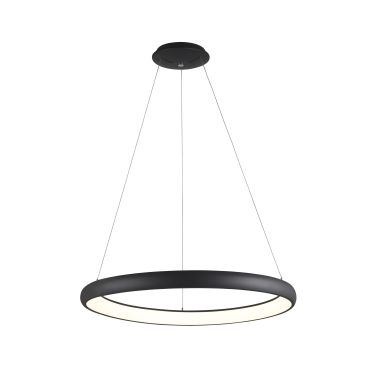 Nova Luce Albi - lampe suspendue - Ø 81 x 120 cm - 80W LED dimmable inclus - noir