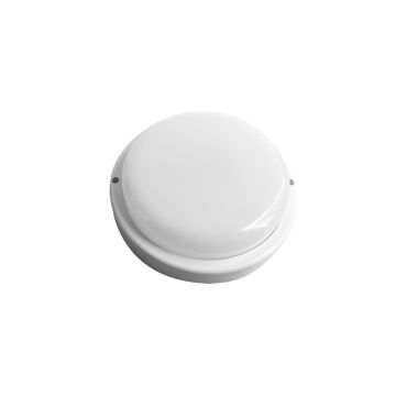VK Lighting Path - applique murale d'extérieur - Ø 17,5 x 5 cm - 12W LED inclus - IP54 - blanc