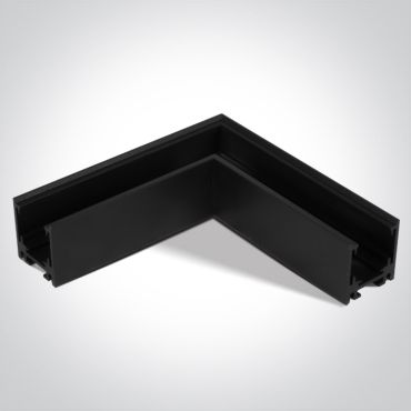 ONE Light Profils de surface magnétiques Mini - coin pour 42001A &amp; 42002A - 11 x 2,7 x 3 cm - noir