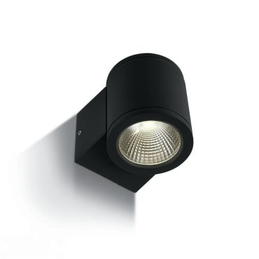 ONE Light Outdoor Wall Cylinders - applique murale extérieure - 8 x 10,6 x 9 cm - 6W LED inclus - IP54 - noir
