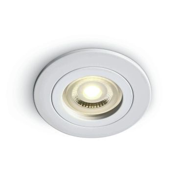 ONE Light Dual Ring Range - spot encastré - Ø 80 mm, Ø 68 mm encastré - blanc
