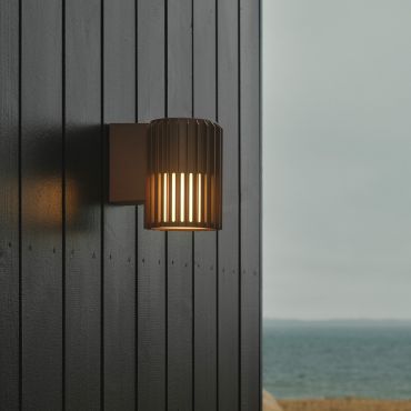 Nordlux Aludra N - Applique d'extérieur - 12,4 x 16,8 x 17,4 cm - IP54 - brun