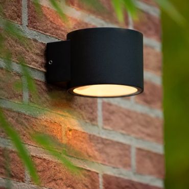 Lucide Oxford - applique murale extérieure - 13,5 x 11,5 x 11 cm - IP54 - noir