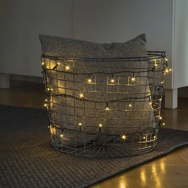Konstsmide Guirlandes de Noël - Jeu de lumières Micro LED - 693cm - 50 pièces - vert foncé