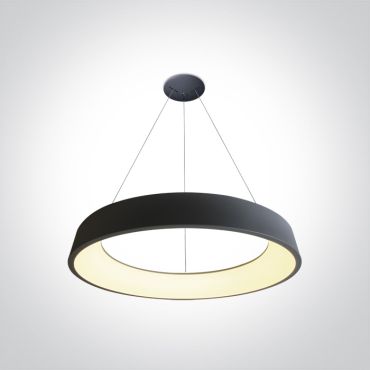 ONE Light LED Pendant Rings - lampe suspendue - Ø 60 x 10,8 cm - 42W LED inclus - anthracite