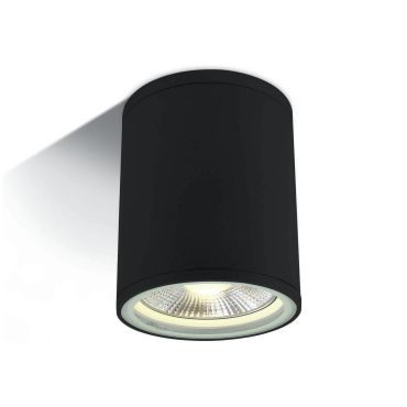 ONE Light PAR30 Outdoor Cylinders - plafonnier d'extérieur - Ø 10,6 x 13,4 cm - IP54 - noir