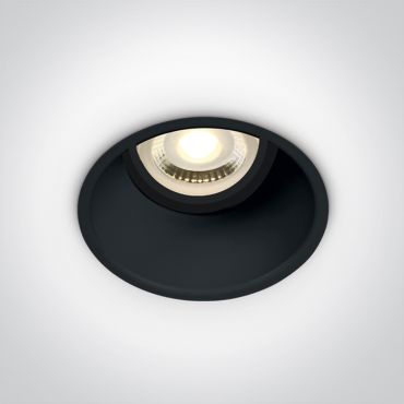 ONE Light Semi Trimless Dark Light Range - spot encastré - Ø 82 mm, Ø 75 mm encastrable - noir