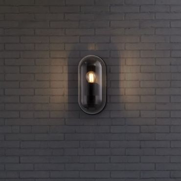 Nova Luce Amel - applique murale extérieure - 12,5 x 25,5 x 8,5 cm - IP65 - anthracite foncé