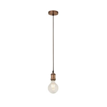 Searchlight Suspension - lampe suspendue - Ø 9,8 x 150 cm - cuivre antique