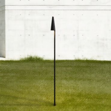 Nova Luce Mabel - lampe de jardin sur pique - Ø 7,8 x 150 x 7,8 cm - 9W LED inclus - IP54 - anthracite foncé