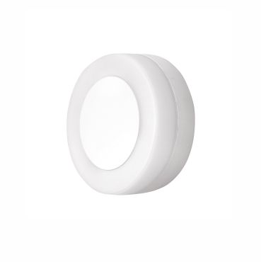 Nova Luce Tune - applique d'extérieur - Ø 15 x 5,5 cm - 9W LED inclus - IP65 - blanc