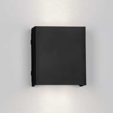 Nova Luce Elio - applique murale extérieure - 11,4 x 13 x 6,2 cm -  12W LED inclus - IP65 - anthracite foncé