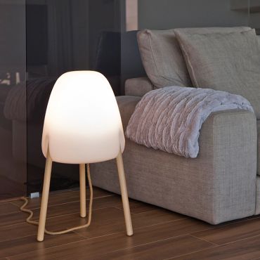 New Garden Rocket 70 - lampadaire d'extérieur - Ø43 x 70 cm - 7W LED dimmable inclus - IP65 - blanc