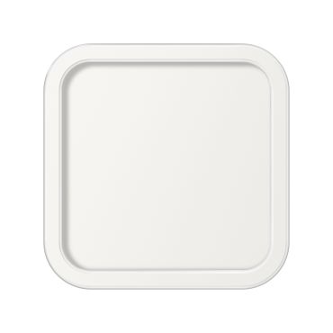 ETH Loïs – plafonnier – 30 x 30 x 5 cm – 3 niveaux de gradation – LED 24W inclus – IP44 – blanc