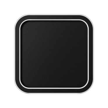 ETH Loïs – plafonnier – 30 x 30 x 5 cm – 3 niveaux de gradation – LED 24W inclus – IP44 – noir