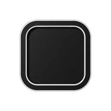 ETH Lois - plafonniers - 20 x 20 x 5 cm - 3 niveaux de gradation - 15W LED inclus - IP44 - noir