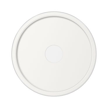 ETH Loïs – plafonnier – Ø 40 x 6 cm – 3 niveaux de gradation – LED 30W incluse – IP44 – blanc