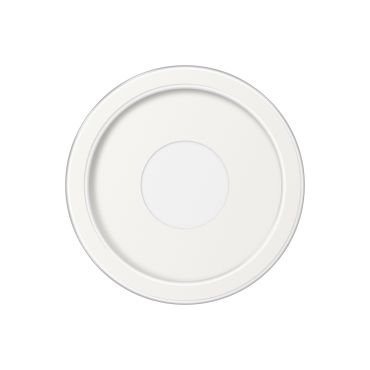 ETH Loïs - plafonnier - Ø 23 x 6 cm - 3 niveaux de gradation - LED 15W inclus - IP44 - blanc