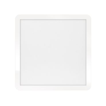 ETH Anne Square - plafonnier - 40 x 2,7 x 40 cm - 3 niveaux de gradation - 24W LED inclus - IP44 - blanc