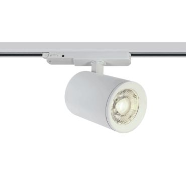 MODÈLE D’EXPOSITION - ONE Light Shop PRO - spot sur rail - système de rail triphasé - Ø 10 x 14,1 cm - 40W LED dimmable inclus - blanc - couleur de lumière blanche