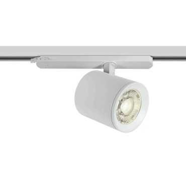 MODÈLE D’EXPOSITION - ONE Light Shop PRO - spot sur rail - système de rail triphasé - Ø 10 x 11,1 cm - 30W LED inclus - blanc - couleur de lumière blanche