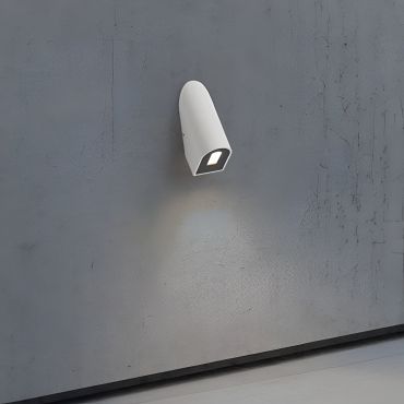 Nova Luce Soren - applique murale extérieure - 4 x 9,7 x 5,8 cm - 3W LED inclus - IP65 - blanc sablé